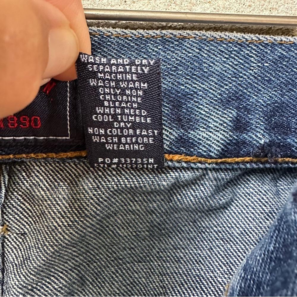 Vintage U.S. Polo Assn. Carpenter Jeans 36x32 Relaxed Workwear Denim Y2K Grunge - Picture 11 of 12